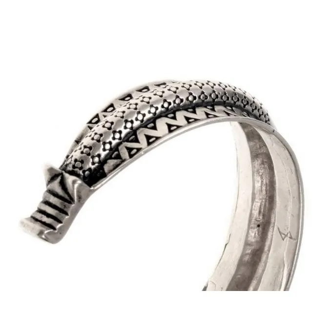 10de Eeuwse Rusvik Armband, Verzilverd - Afbeelding 2