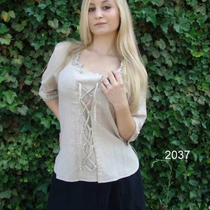 Leonardo Carbone Blouse Claudia Naturel