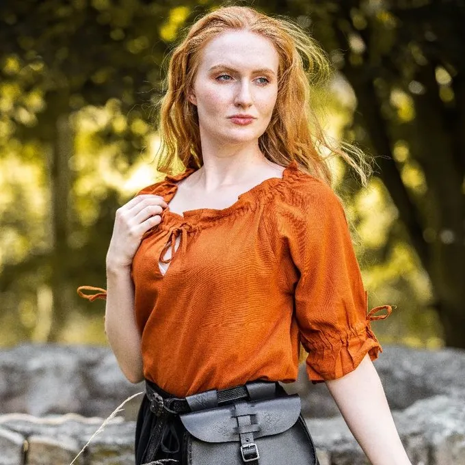 Leonardo Carbone Blouse Julia Oker - Afbeelding 4