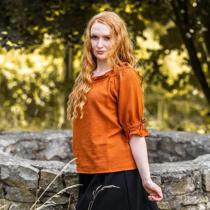 Leonardo Carbone Blouse Julia Oker - Afbeelding 5