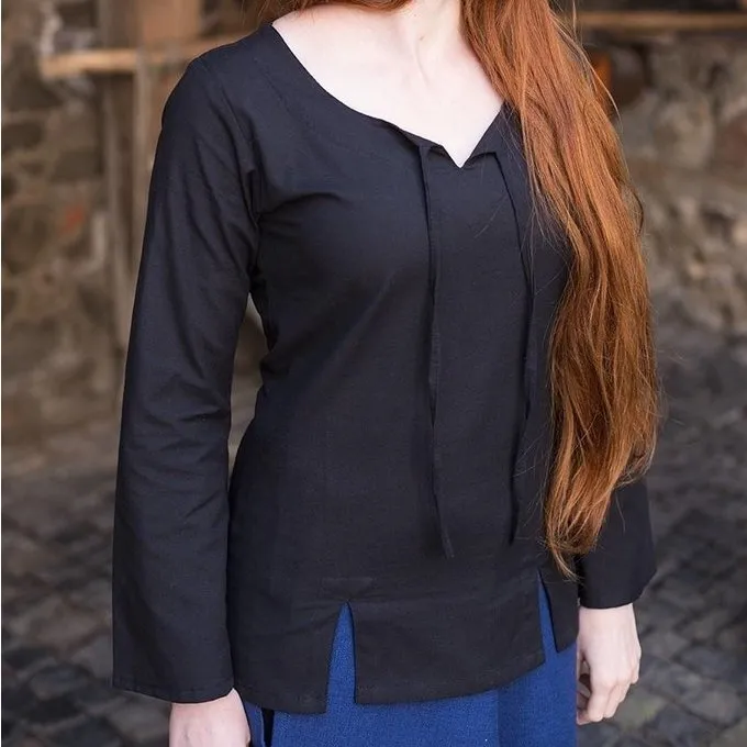 Burgschneider Blouse Lysia, Zwart - Afbeelding 2