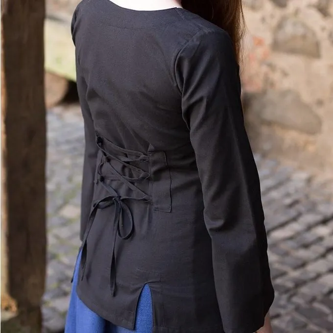 Burgschneider Blouse Lysia, Zwart - Afbeelding 3