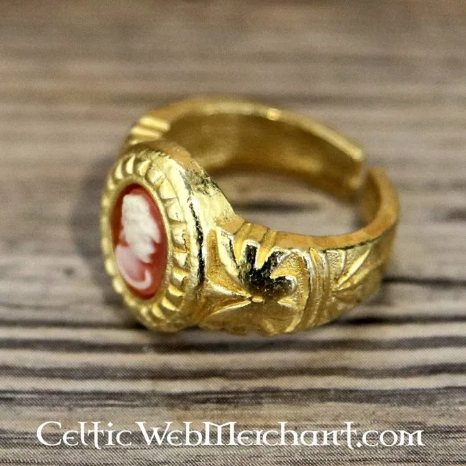 Cameo Ring, Verguld - Afbeelding 2