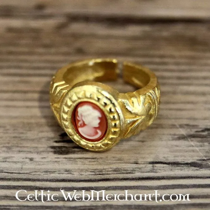 Cameo Ring, Verguld - Afbeelding 3