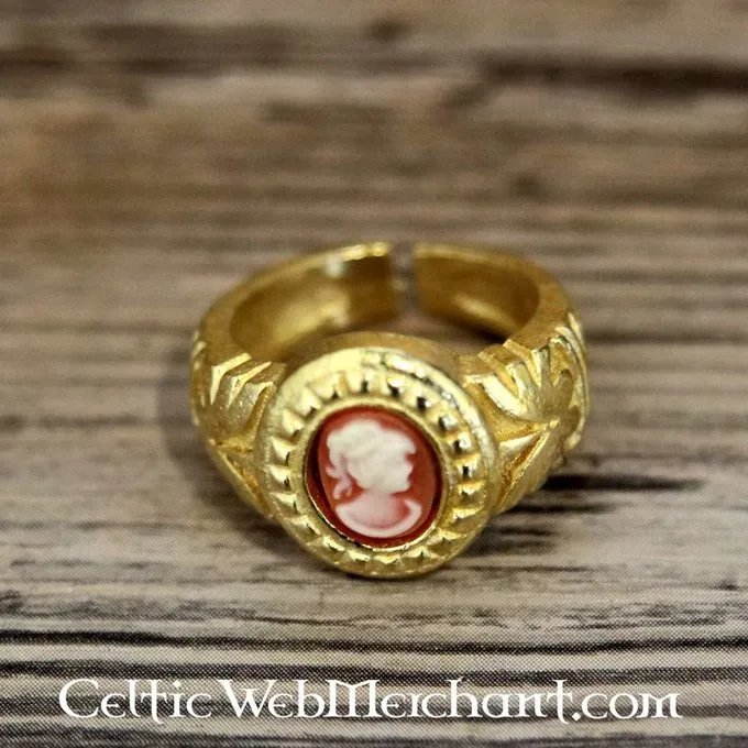 Cameo Ring, Verguld - Afbeelding 4