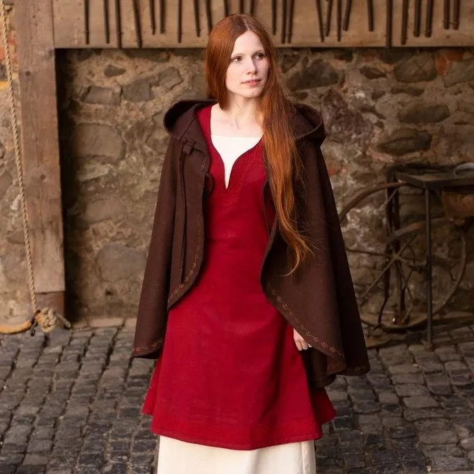 Burgschneider Cape Affra Wol, Bruin