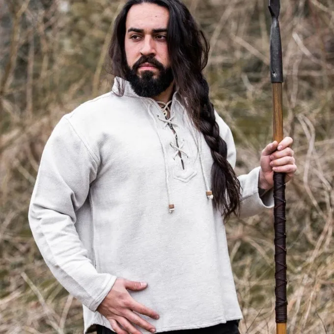 Leonardo Carbone Dik Katoenen Hemd, Grijs - Afbeelding 6