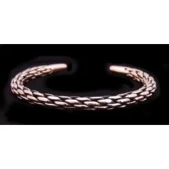 Gevlochten Bronzen Armband