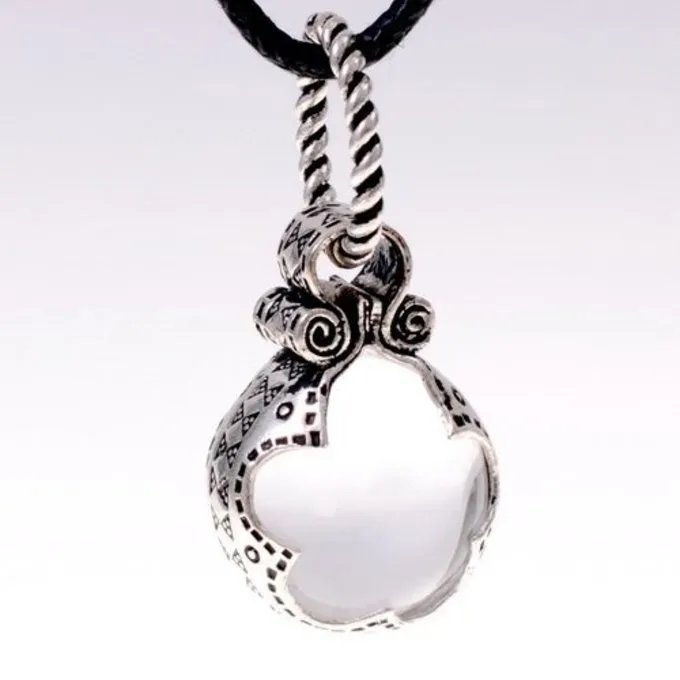 Gotland Vikingbergkristal M, Verzilverd