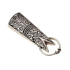 Gotland Vissenkopsieraad Amulet, Verzilverd