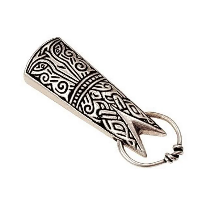 Gotland Vissenkopsieraad Amulet, Verzilverd