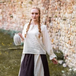 Leonardo Carbone Hemd Fleur Crème