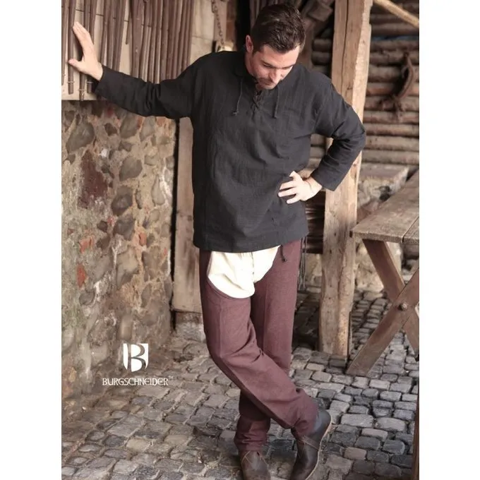 Burgschneider Hemd Tristan, Zwart - Afbeelding 2