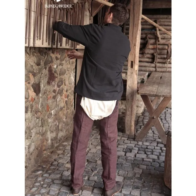 Burgschneider Hemd Tristan, Zwart - Afbeelding 3