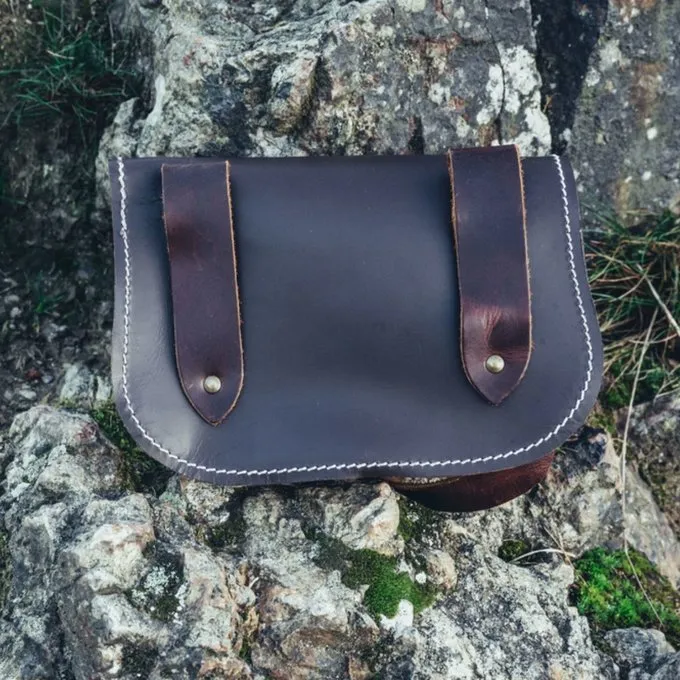 Leonardo Carbone Keltische Tas Triquetra, Bruin - Afbeelding 2