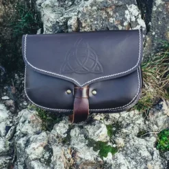 Leonardo Carbone Keltische Tas Triquetra, Bruin