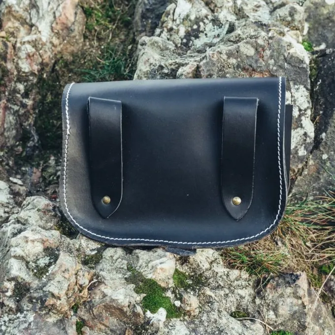 Leonardo Carbone Keltische Tas Triquetra, Zwart - Afbeelding 2