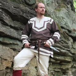 Leonardo Carbone Keltische Tuniek Met Borduurwerk