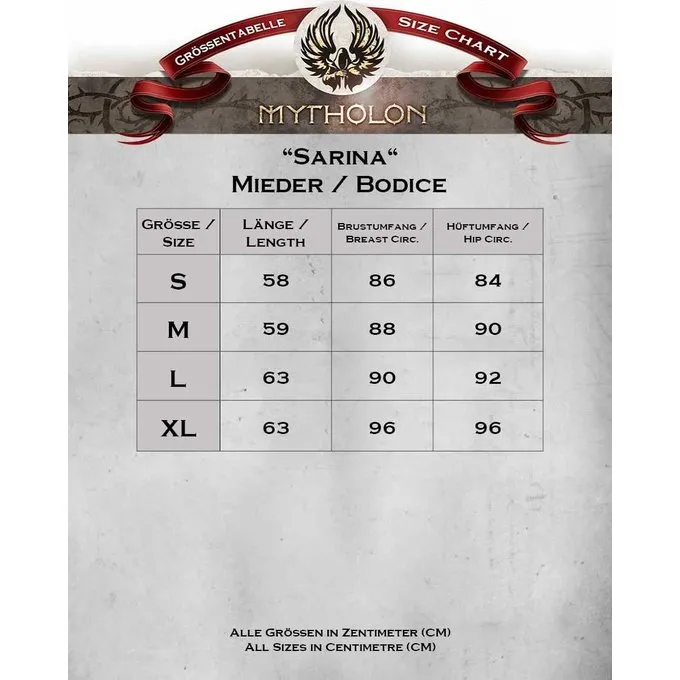 Mytholon Korset Sarina, Zwart - Afbeelding 3