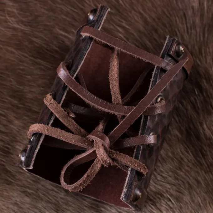 Deepeeka Leren Armband Huginn & Muninn - Afbeelding 4