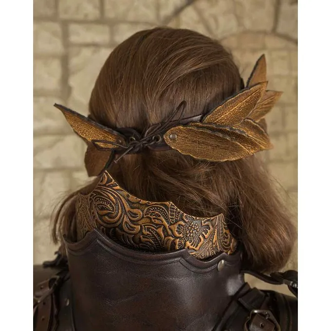 Mytholon Leren Lauwerkrans, Bruin-goud - Afbeelding 3