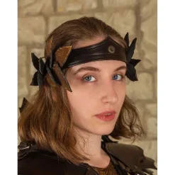 Mytholon Leren Lauwerkrans, Bruin-goud