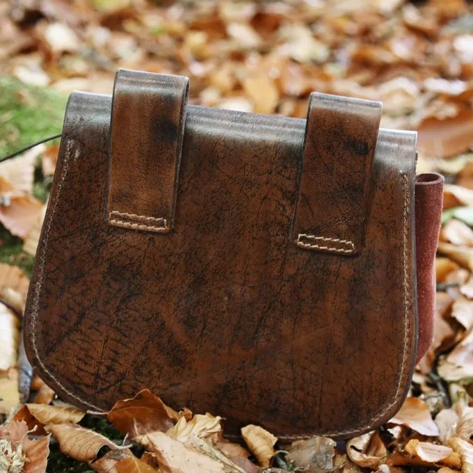 Deepeeka Leren Tas Met Vegvisir - Afbeelding 5