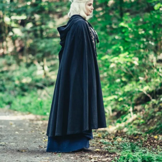 Leonardo Carbone Mantel Serafina, Zwart - Afbeelding 2