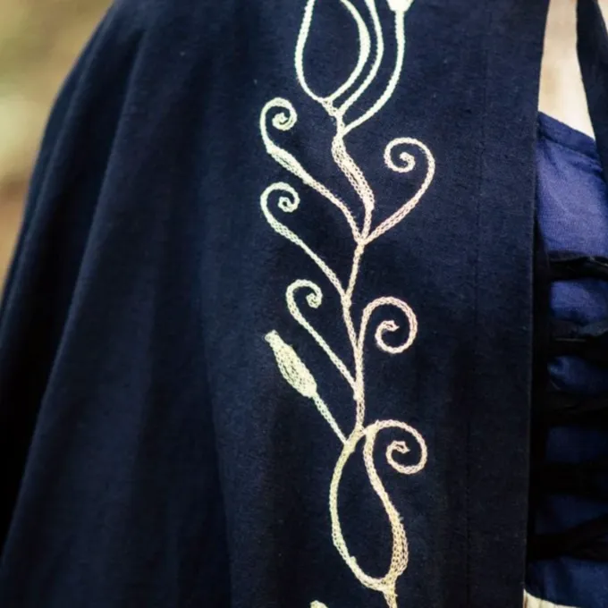 Leonardo Carbone Mantel Serafina, Zwart - Afbeelding 3