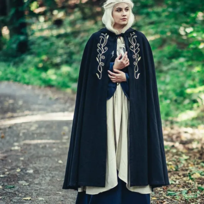 Leonardo Carbone Mantel Serafina, Zwart - Afbeelding 4