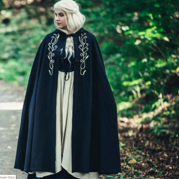 Leonardo Carbone Mantel Serafina, Zwart - Afbeelding 5