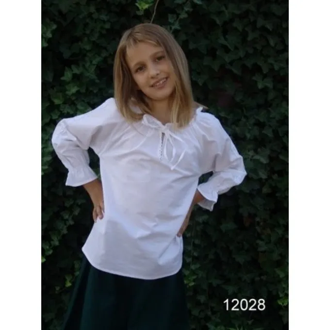 Leonardo Carbone Meisjesblouse Fleur Wit - Afbeelding 2