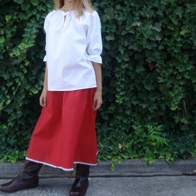 Leonardo Carbone Meisjesrok Grace Rood - Afbeelding 2