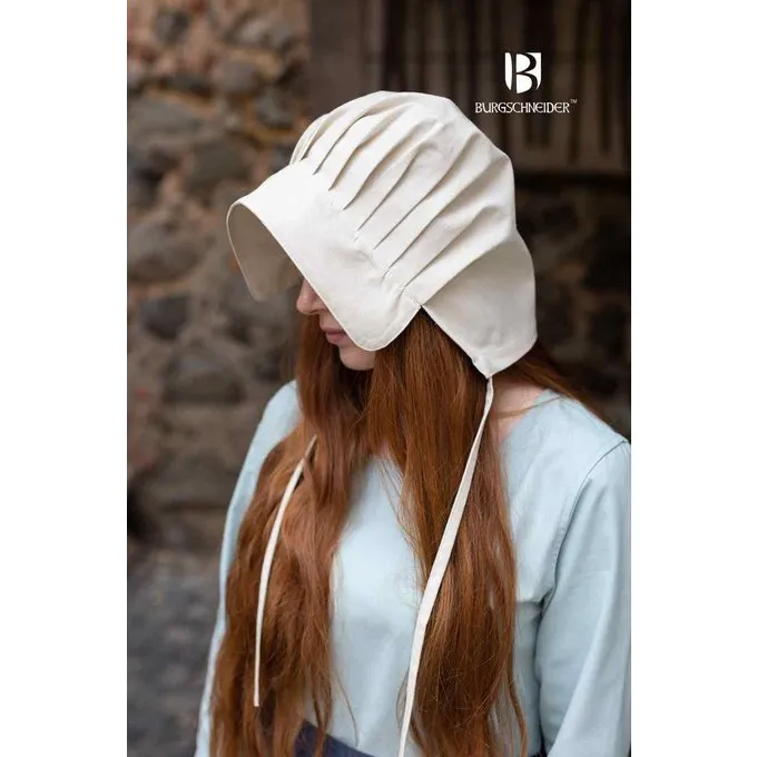 Burgschneider Middeleeuws Kapje Emma, Naturel - Afbeelding 2