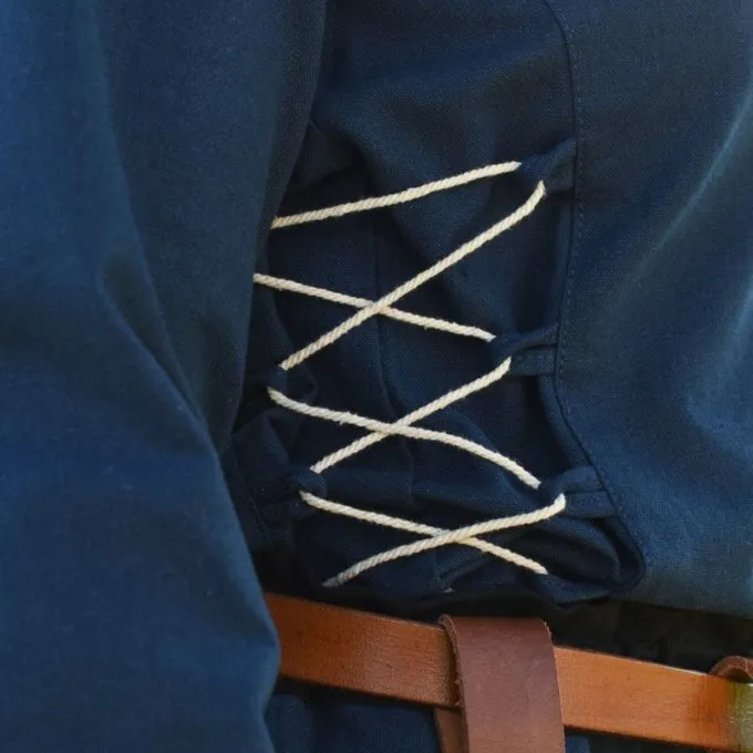 Middeleeuwse Blouse Aubrey, Blauw - Afbeelding 6