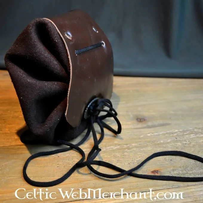 Leonardo Carbone Middeleeuwse Geldbeurs Zwart - Afbeelding 3