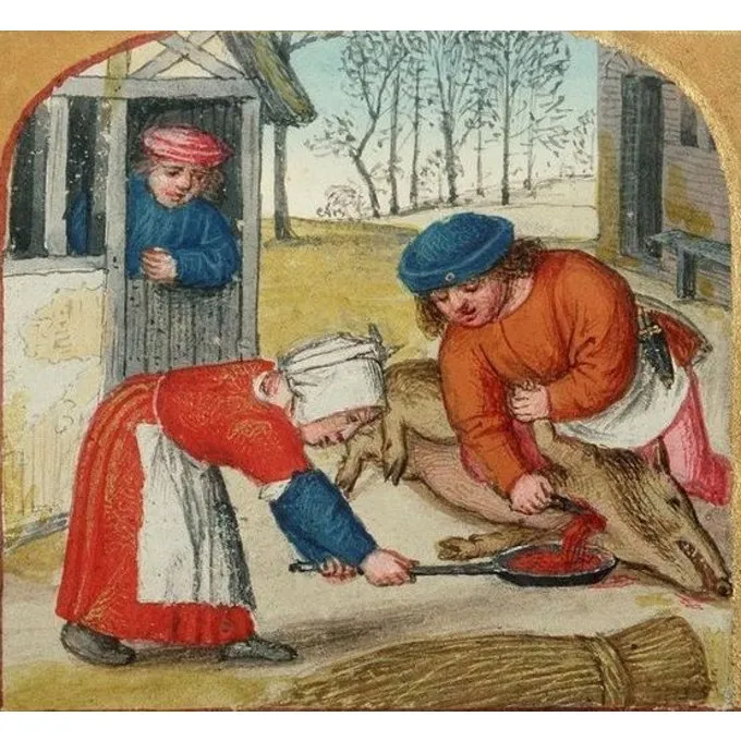 Burgschneider Middeleeuwse Jurk Frideswinde Groen - Afbeelding 4