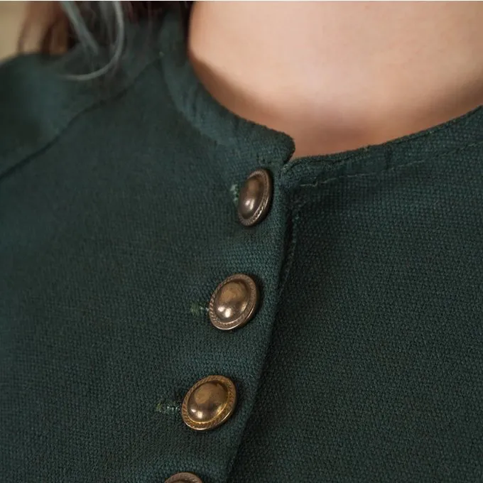 Mytholon Middeleeuwse Jurk Jovina, Groen - Afbeelding 2