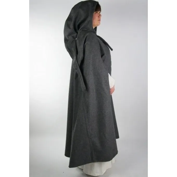 Leonardo Carbone Middeleeuwse Mantel Odelia Zwart - Afbeelding 2