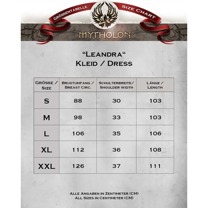 Mytholon Middeleeuwse Overjurk Leandra, Bruin - Afbeelding 3