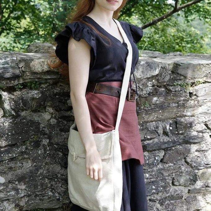 Burgschneider Middeleeuwse Tas Ehwaz, Naturel - Afbeelding 2