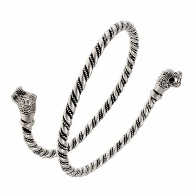 Oseberg Bovenarmband, Verzilverd - Afbeelding 2