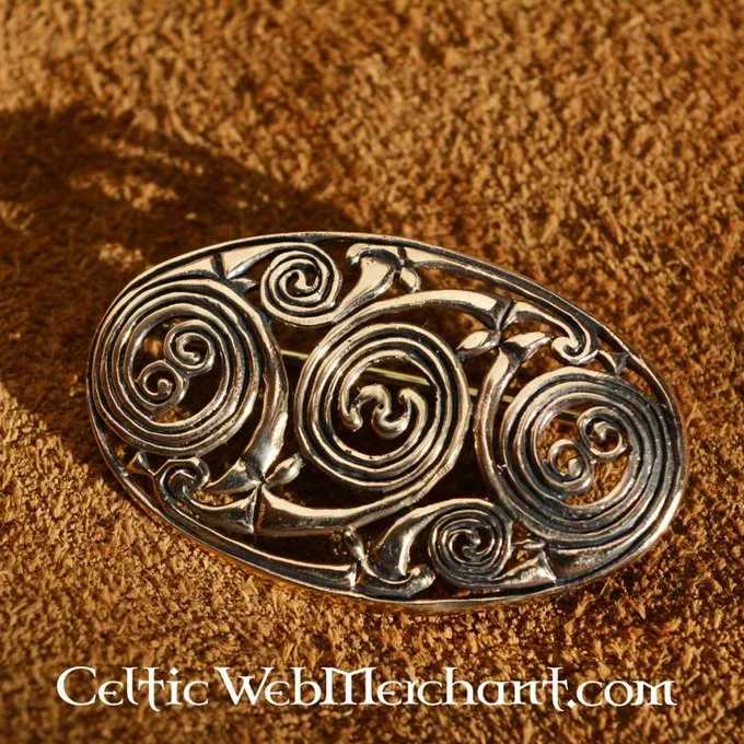 Pictische Broche Met Spiralen