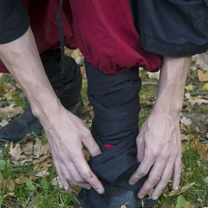 Epic Armoury Renaissancebroek Raphael, Rood-zwart - Afbeelding 5