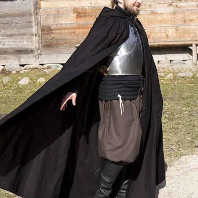 Epic Armoury RFB Mantel Arthur, Zwart - Afbeelding 2