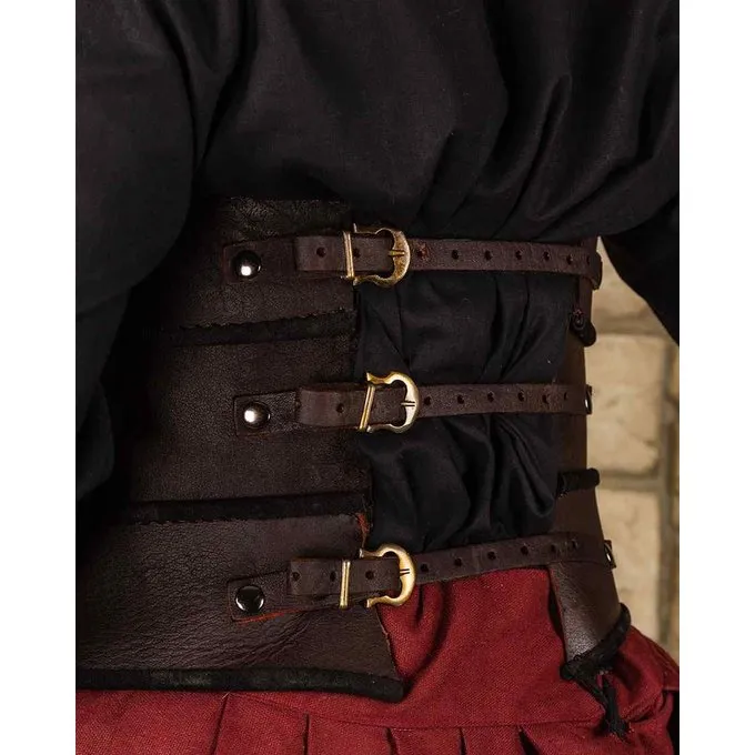 Mytholon Scarlet Pantser Korset, Bruin - Afbeelding 3