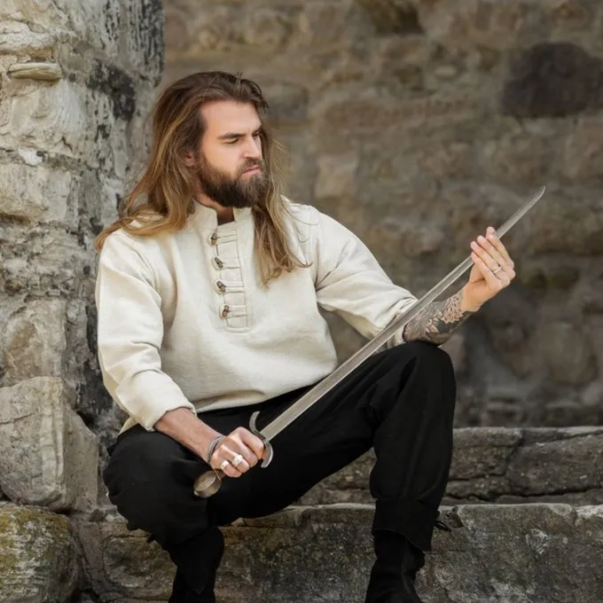 Leonardo Carbone Soldatenhemd, Crème