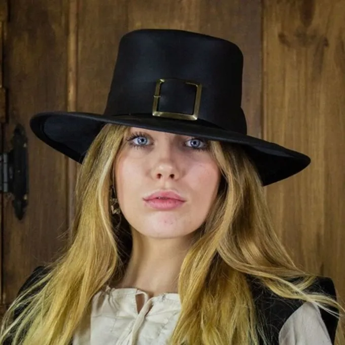 Rawblade Solomon Kane Hoed, Zwart - Afbeelding 3