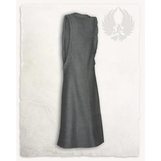 Mytholon Surcot Juliana, Vissegraatmotief, Grijs - Afbeelding 2