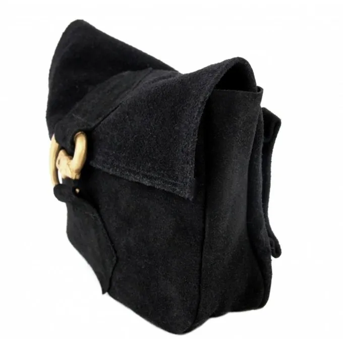 Leonardo Carbone Tasje Met Wolfsluiting, Zwart - Afbeelding 2